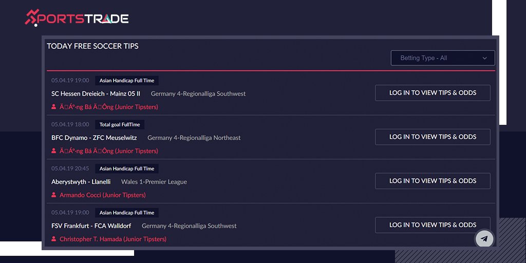 SportstradeI's tweet image. #freesoccertips #todaysoccertips
👋 We Have 20 Free Soccer Tips Today. 
👉 Click On This Link For More Info: sportstrade.io/today-soccer-f…
 #sportstrade #BettingTips #sportsbetting #soccerbetting