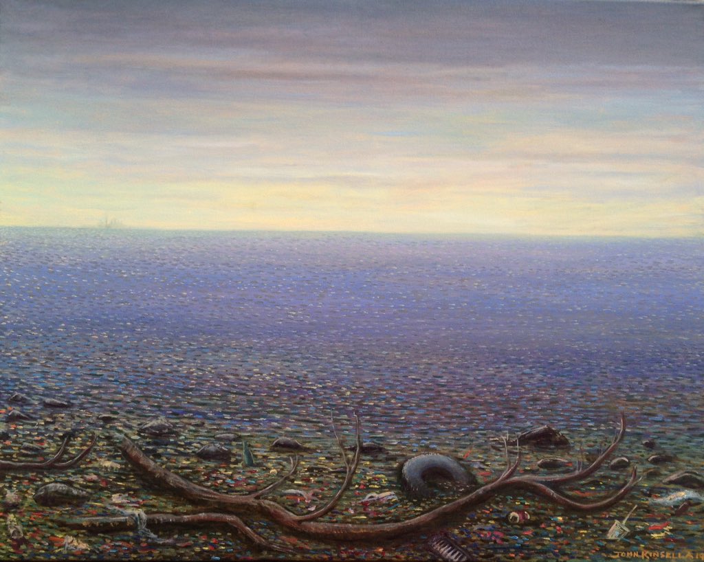 johnkinsella52's tweet photo. Had a great time handing out metal straws at the Artists for Climate Action Exhibition tonight.
Plastic Beach, Lake Ontario
2019
Oil on canvas
24 x 36 inches
#art #ArtLovers #oilpaintings #paintings #onetimeuseplastic @Anishinabe_Life @arts_buzz @HamiltonSeen https://t.co/5Zq3gFVvei