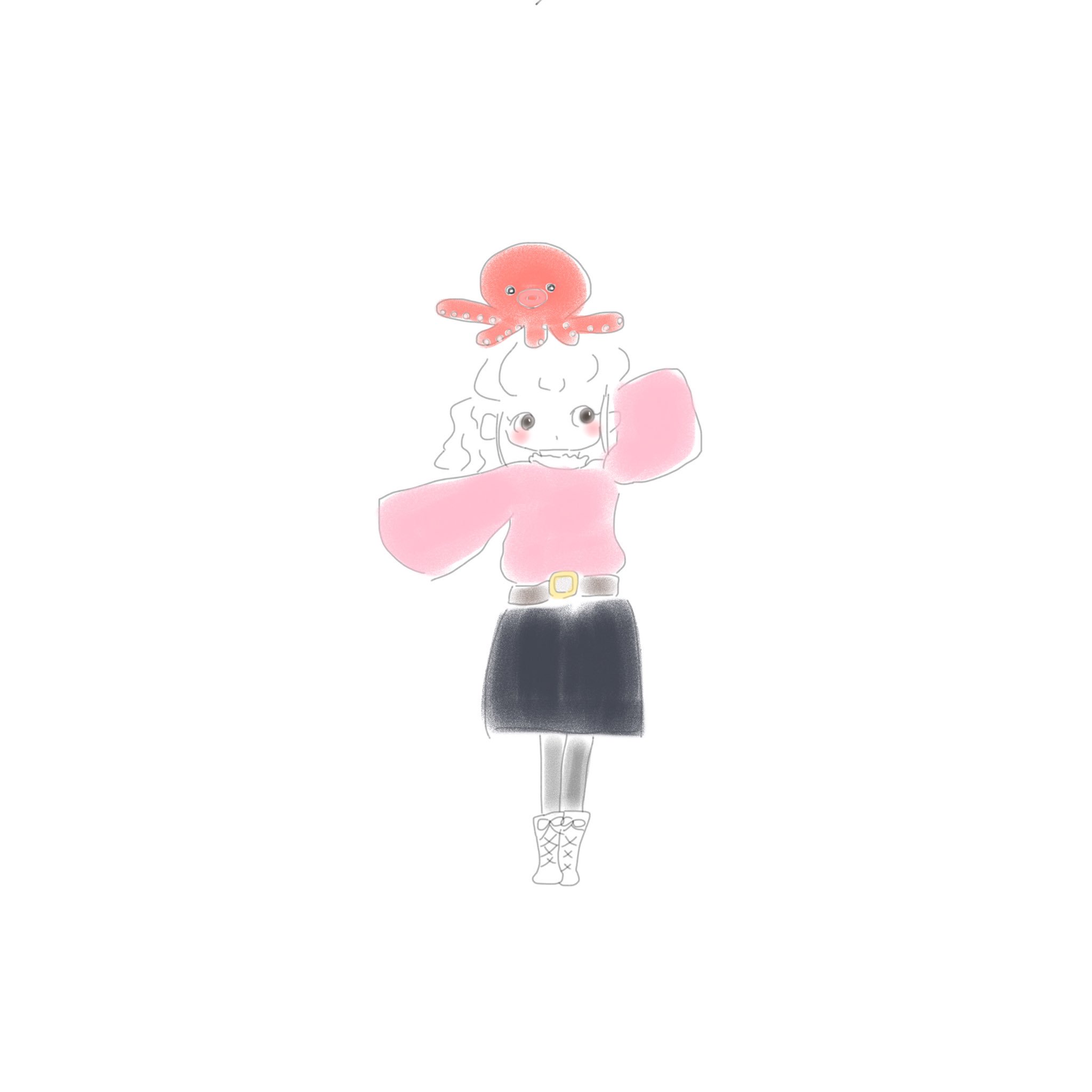 Yuki Ringo ゆなたこ ピンポン ゆなたこ イラスト Yukiringo Yunachannel T Co tacnwenw Twitter