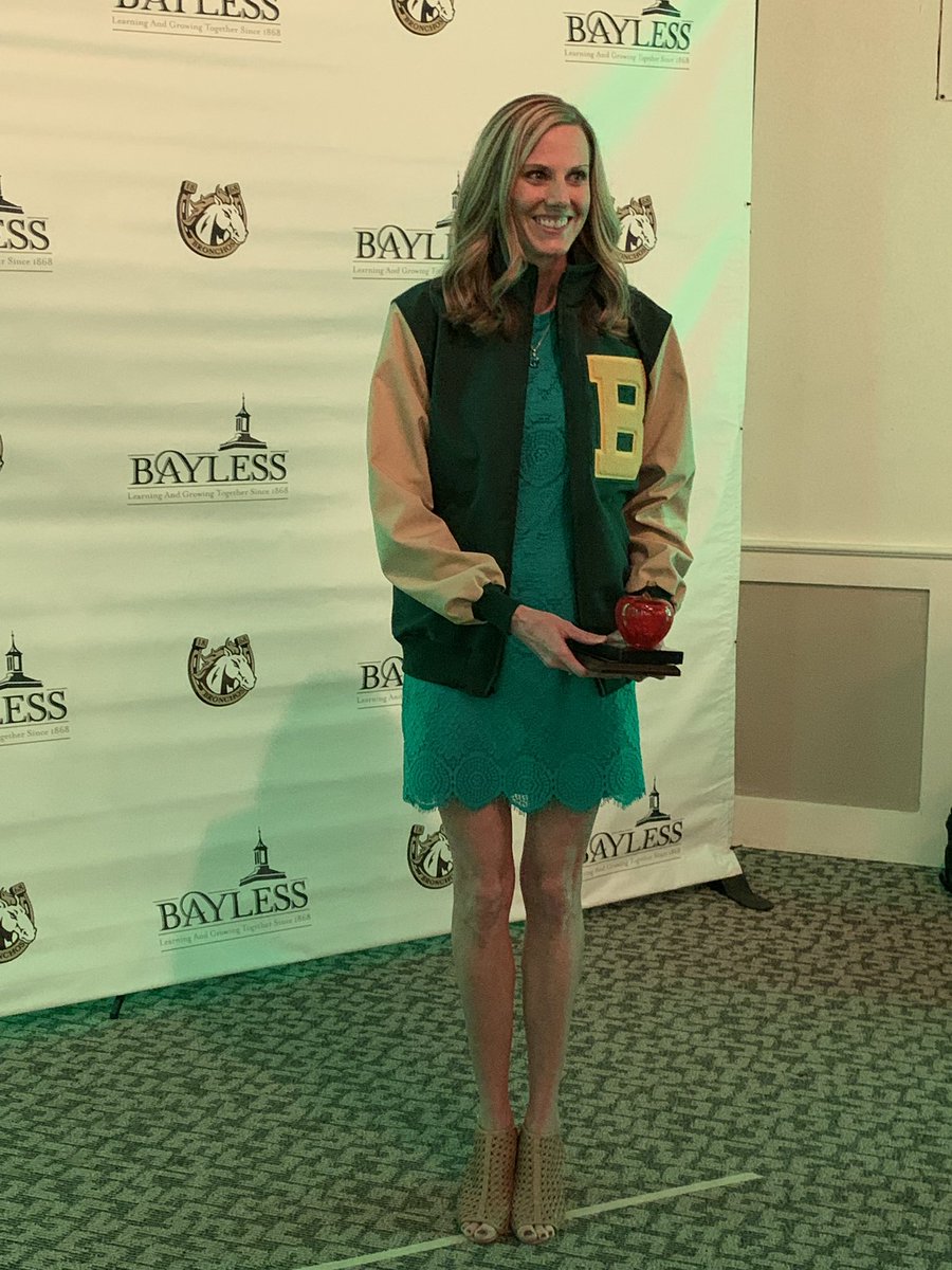 BaylessSchools's tweet photo. Congratulations to Jenny Wurth,  Bayless School District Teacher of the Year! https://t.co/kpw7mWpQN9