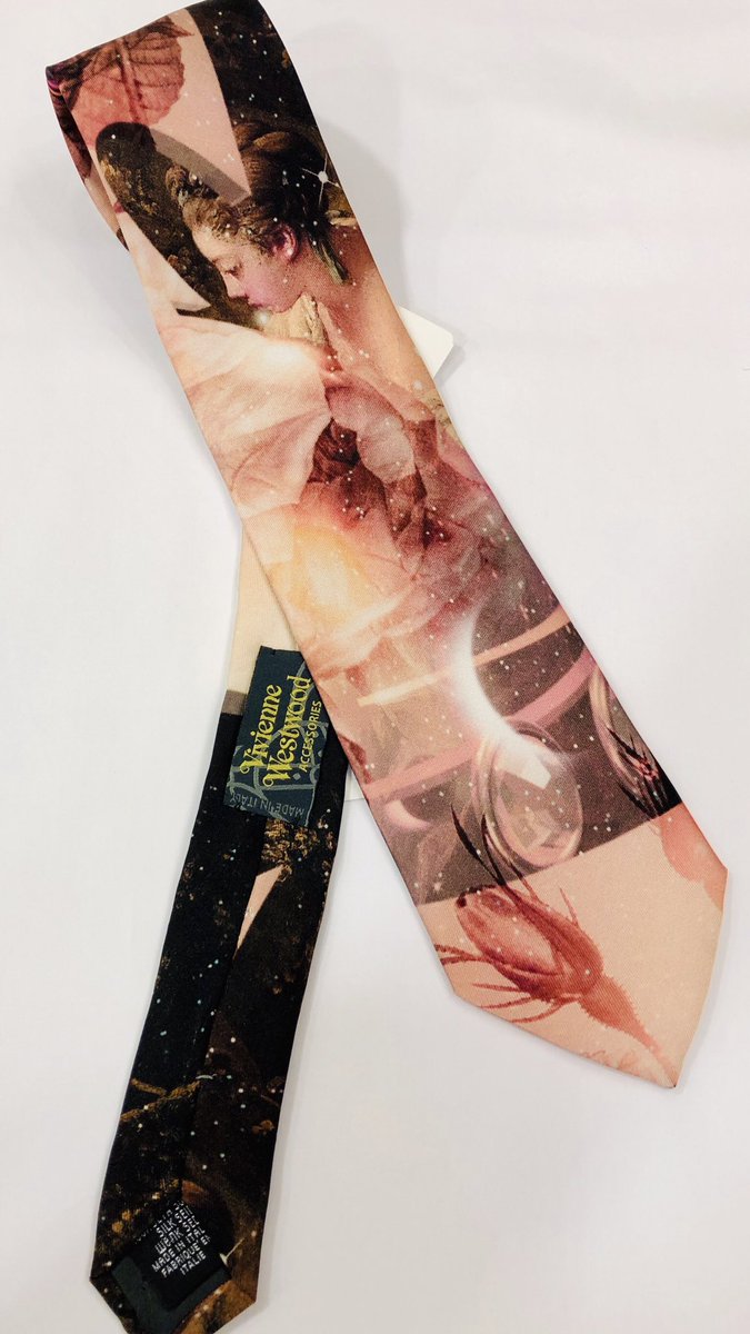 Vivienne Westwood ネクタイ 絵画【オリーブ】