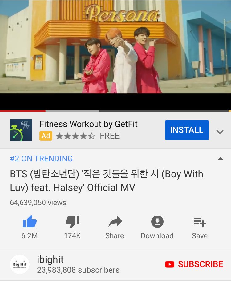 feelbokii's tweet photo. 64M VIEWS IN 19 HOURS
#BTSARMY @BTS_twt
@BTS_twt_JM @BTS_twt_JHS
@BTS_twtV
@BTS_twtJKJ
@BTS_twttV
@BTS_twt_KSJ
@BTS_twt_JJK
@BTS_twt_KNJ
@bts_twt
#PERSONAWelcomeParty #BoyWithLuvOutNow #BTSCOMEBACK2019 #MAP_OF_THE_SOUL_PERSONA #PersonaIsComing https://t.co/C4u9har102