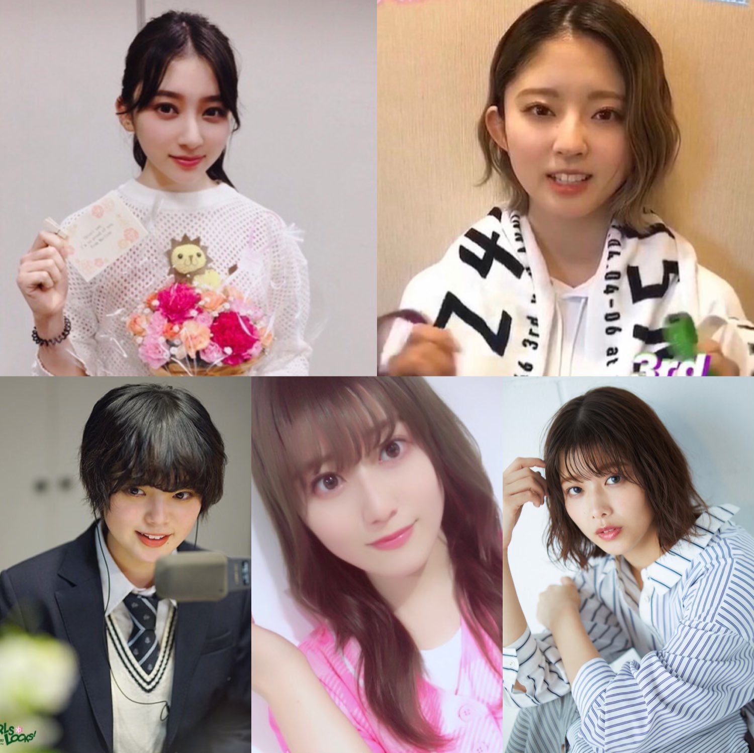 そばかすちゃん 欅坂46 前髪研究 最近の前髪を研究 1 ぱっつん 短めでブローのみかな 2 斜め 前髪 くるんと塊で巻いて固める 3 斜め前髪 量少なめ短めで巻くのは毛先 ブローのみ 4 その他 センター分け 重め 少なめ透け感束感重視