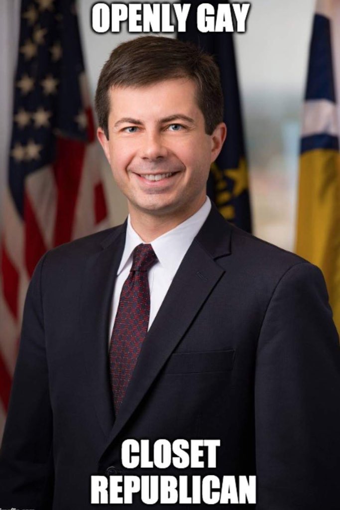 Bern2020Podcast's tweet photo. @marcmayerson @RoKhanna @PeteButtigieg The point is...Pete seems to be a #ClosetRepublican #nothanks #pass https://t.co/oKwO8dltiV
