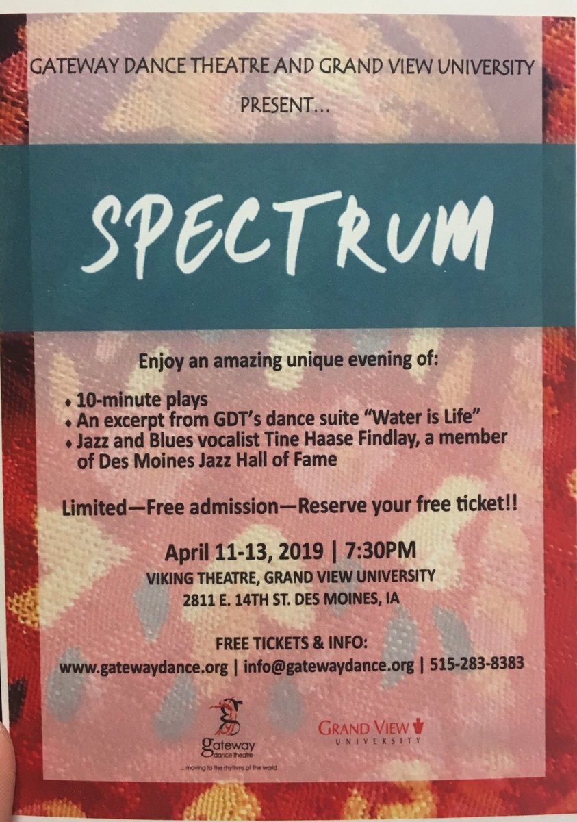 APOGrandview's tweet photo. One more night to catch Gateway Dance Theatre and Grand View’s spectrum of talent! We’ve had incredible shows thus far. Don’t miss out! https://t.co/IeaOCQXMta