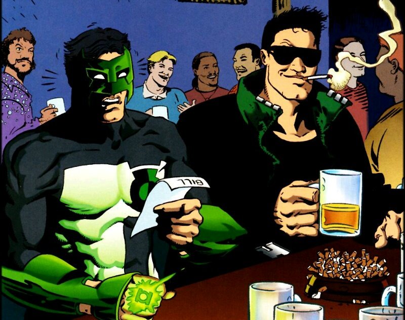 <a href="/GraphicMerit/">Kyle Rayner</a> "Next round is on me."