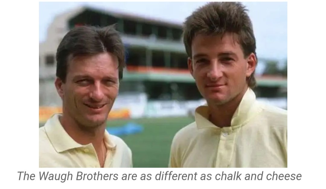 52) Mark Waugh & Steve Waugh are twins, the twins were born four minutes apart from each other with Mark being the late arrival.