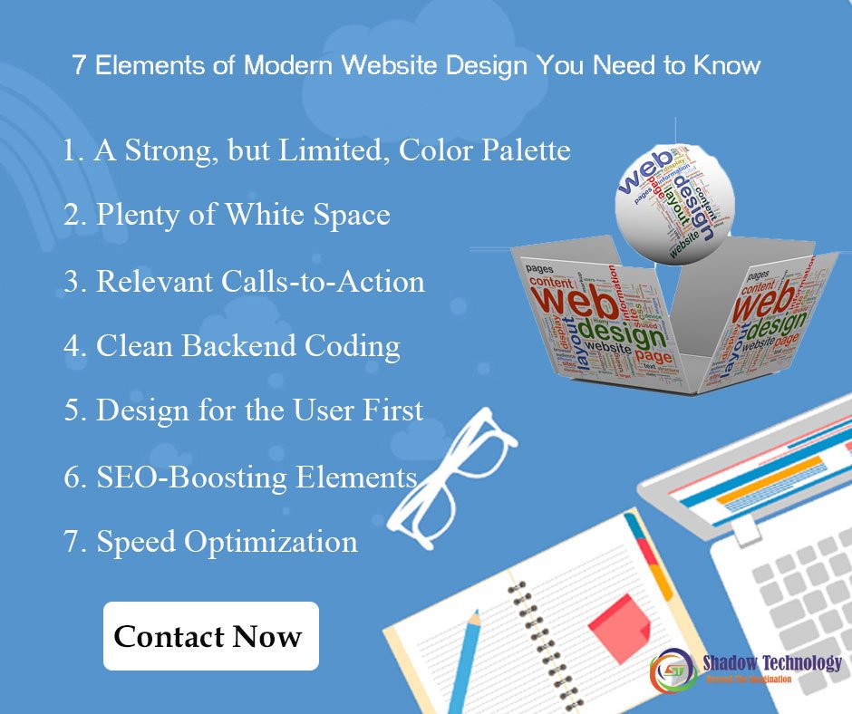 ShadowtechInfo's tweet image. 7 Elements of Modern Website Design You Need to Know! #ShadowTechnology #CrmDevelopment #MobileApplication #WebDevelopment #WebsiteDesigning
#GameDevelopment #SmoCompany #Gurgaon
Visit our Website - shadowtechnology.in