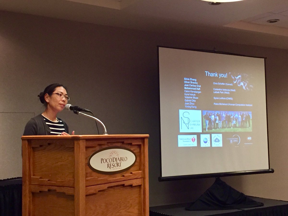 DavalosLab's tweet photo. @nozomi62 of @SN_Lab delivering another fantastic keynote lecture on vascular changes in #AlzheimersDisease at the #SpringBrainConference #Microscopy #InVivoImaging https://t.co/i8RtwJonwI