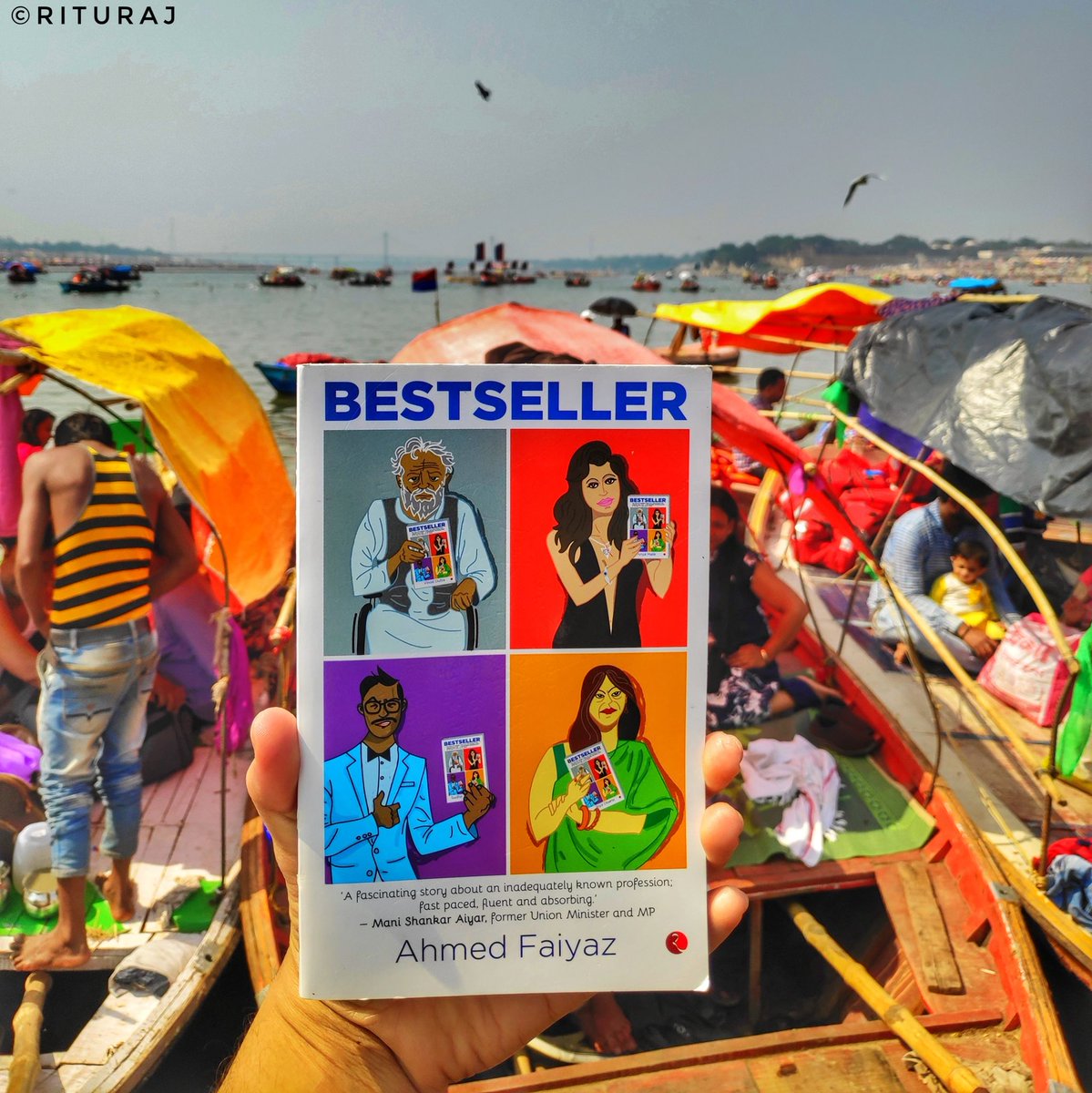 #bestseller📚📚 is a satire that draws you into on the evolving publishing business in India loosely inspired by real life incidents and people.

Bestseller by @ahmedfaiyazofficial

Available on Amazon: amzn.to/2Ffdnab
Picture clicked by @anandrituraj  at Prayagraj Kumbh
