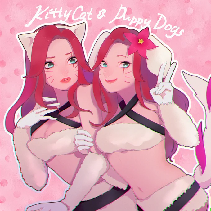 カタリニャとワンコ
#LoLわんにゃんペットショー #ArtOfLegends 