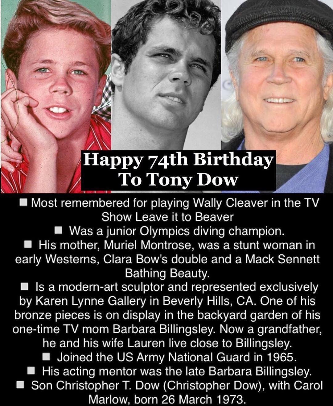 April 13: Happy 74th Birthday to Tony Dow 