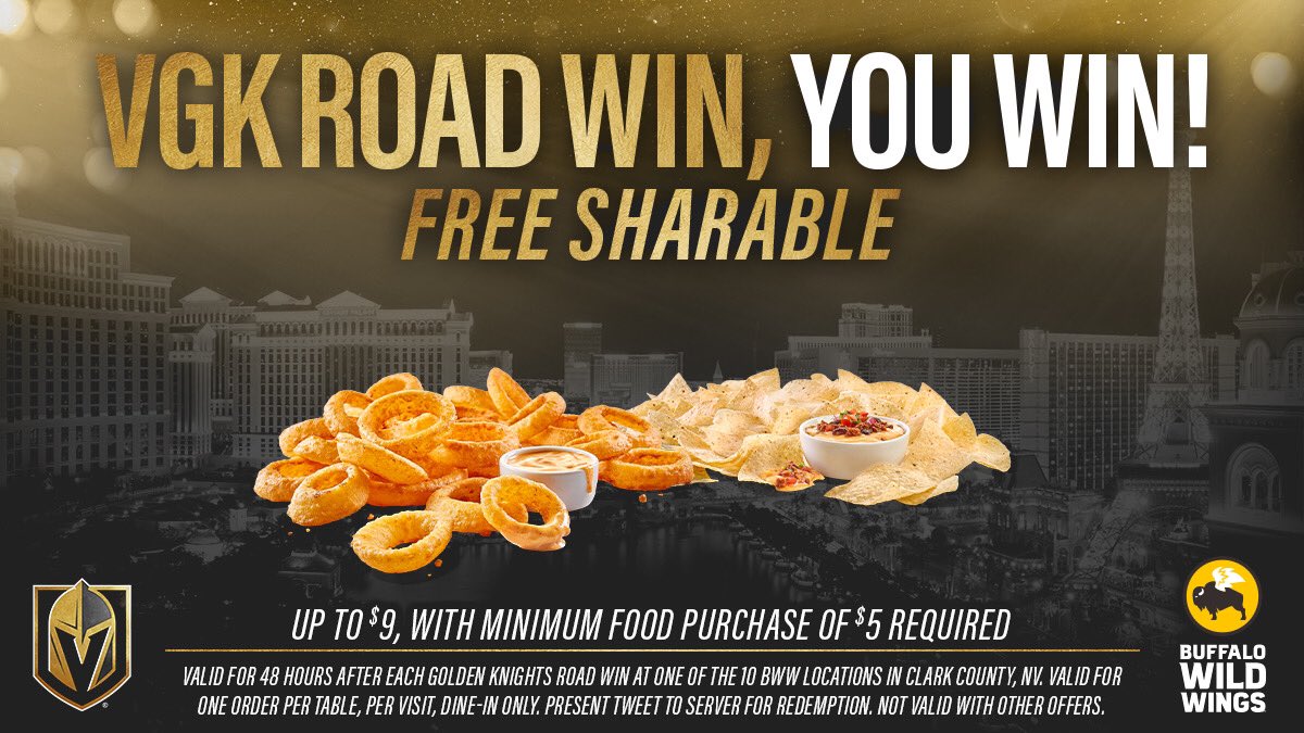 GoldenKnights's tweet photo. Go get your snacks 😋 https://t.co/ErfX9QsldN