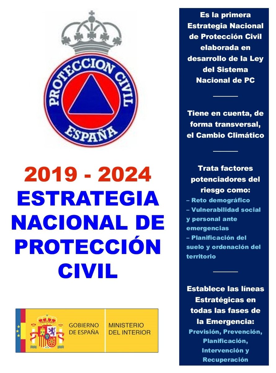 proteccioncivil's tweet photo. El Consejo de Seguridad Nacional aprueba la Estrategia Nacional de Protección Civil.
@proteccioncivil quiere agradecer el trabajo de los profesionales que se han volcado en su elaboración y el apoyo unánime de toda la Administración #AGE #CCAA #FEMP en el Consejo Nacional de PC https://t.co/rKZIUuBF2x
