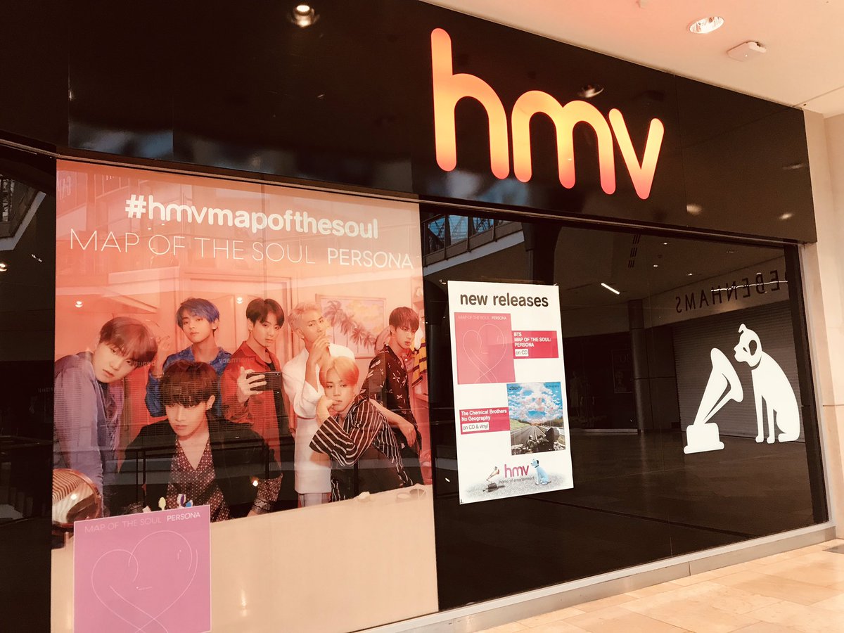 hmvBirmingham's tweet photo. Morning #BTSArmy
Thanks for all the 💜 for our video! With all the excitement we forgot to show you this 😍 
Pick up your copy of #MAP_OF_SOUL_PERSONA &amp; get a selfie .Stay tuned for a special competition!
#hmvmapofthesoul 
#BTSARMYUK
#BTSUK 
@BTS_ARMY
@BTSRadioUK 
@UKBTSARMATION https://t.co/XUZOHIxsoQ