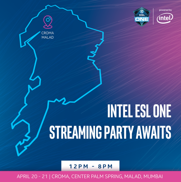 IntelIndia's tweet photo. Intel brings to you a streaming party you cannot miss! Join us at any of the locations and experience live streaming, ultimate gaming, flash contests & lot more at the #IntelStreamingParty #IntelESLOneMumbai #GameOnIntel https://t.co/lzzk9p9n39