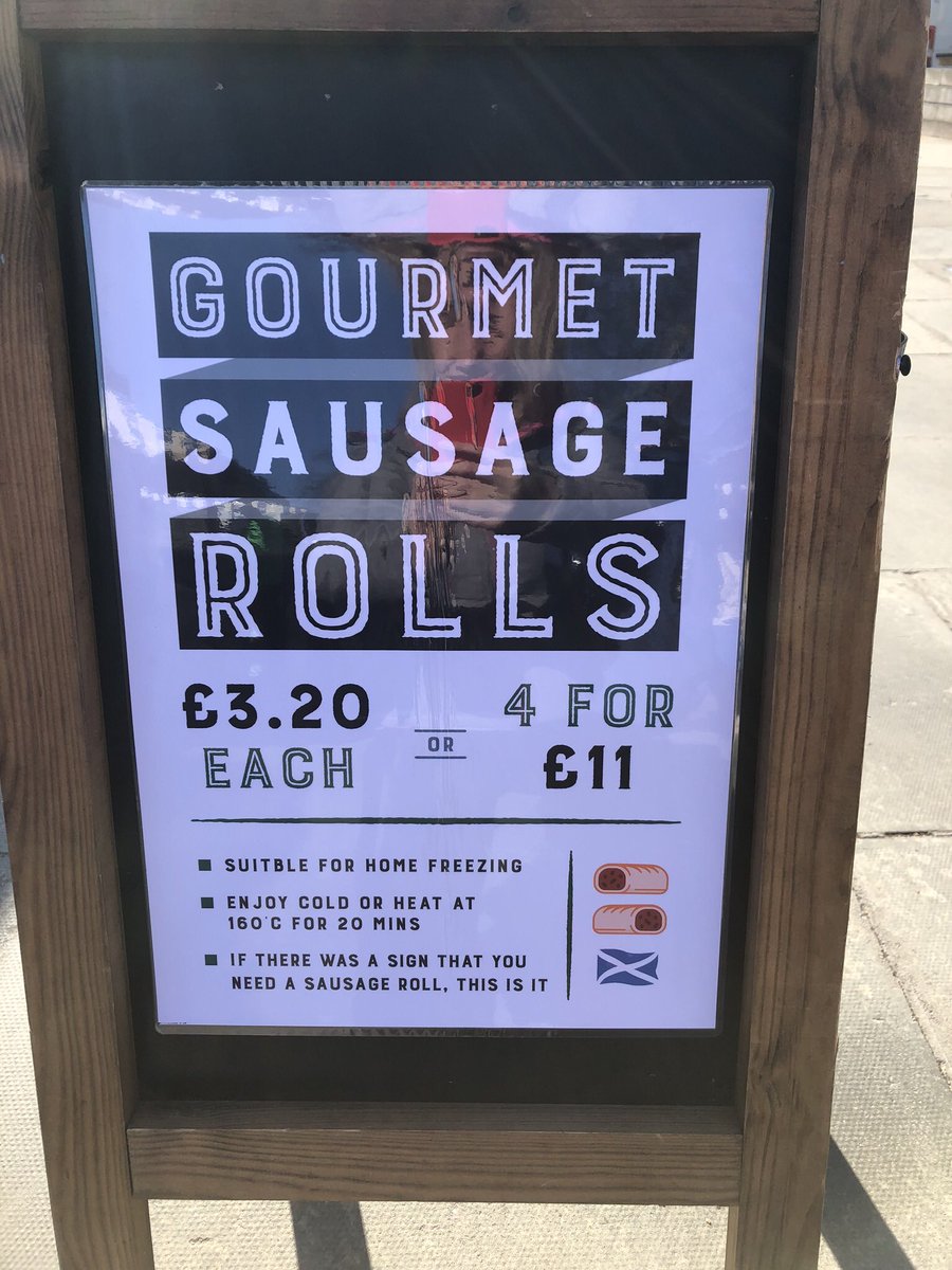 Gorgeous day for a walk and an extra tasty sausage roll #Edinburgh farmers market #castleterrace #grassmarket