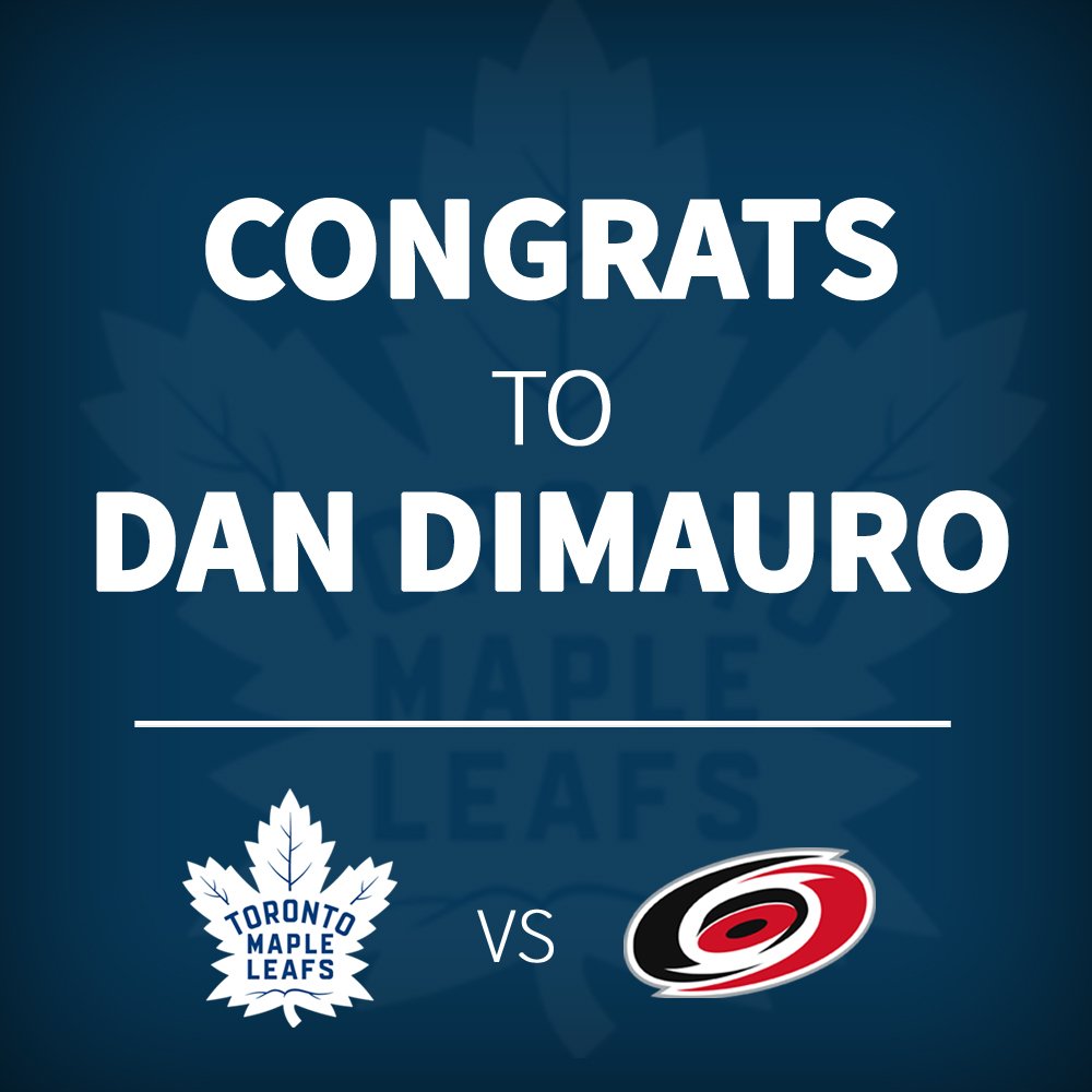 tystourney's tweet photo. Congrats to Dan Dimauro on winning last week's leaf ticket draw!!!! https://t.co/rmTbjxVIsy
