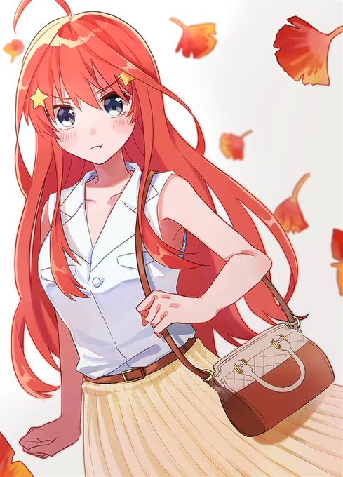 🚀🌕SpaceSandy⭐🌻さんがTwitterに投稿した中野五月(五等分の花嫁)のイラスト。