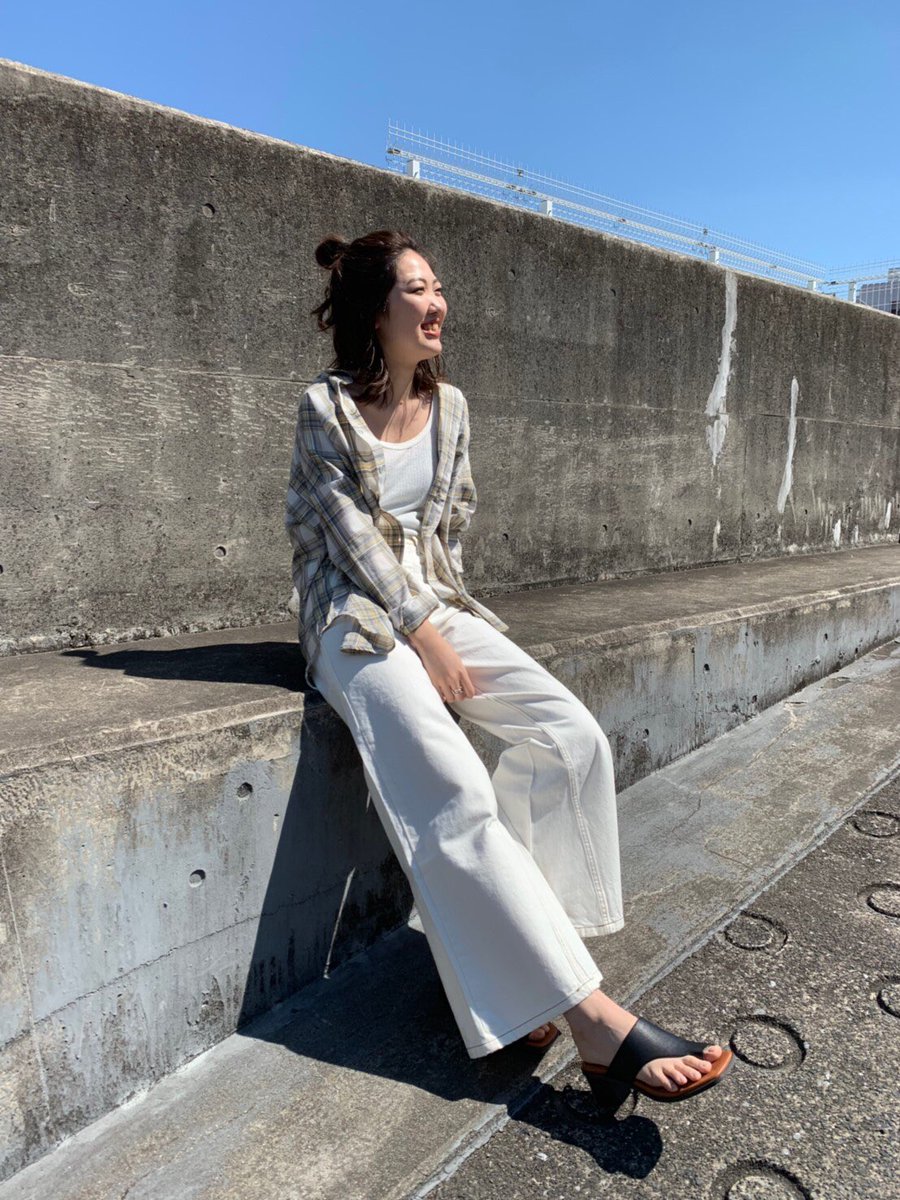 ビエラチェックルーズシャツ