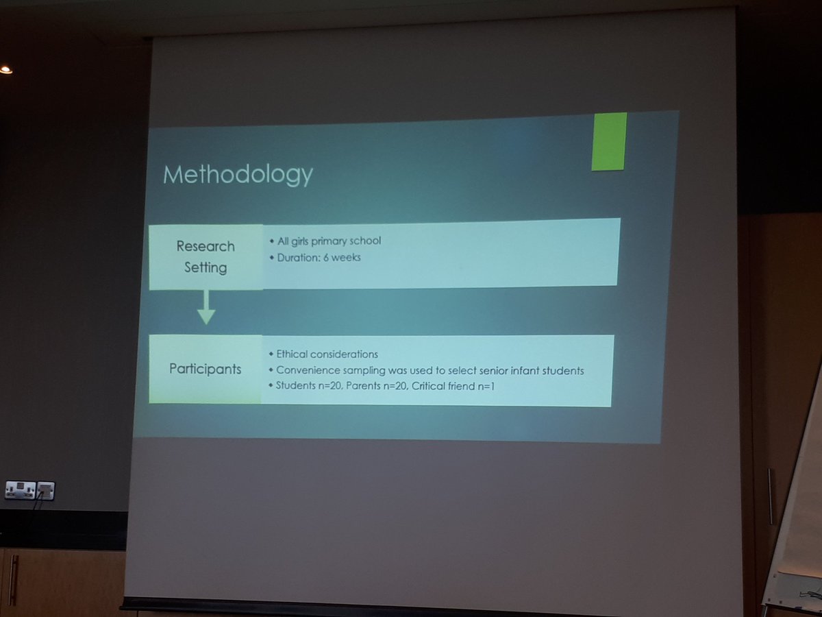 mbrowndcu's tweet photo. An investigation into the impact of Developing Self-assessment Skills to Enhance Teaching and Learning in a Senior Infants Classroom at #ESAI19 by Laura McMahon and our colleague Pia O'farrell from @ppdcuioe @DCU_IoE https://t.co/78TkqjA0Lg