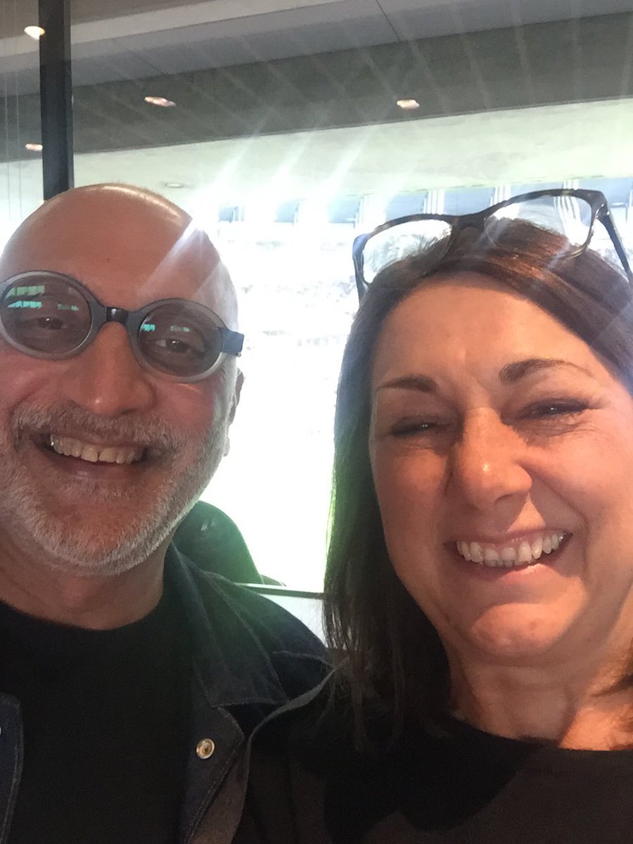 Mr &amp; Mrs V at the new Spurs ground, amazing place !! <a href="/SpursOfficial/">Tottenham Hotspur</a>