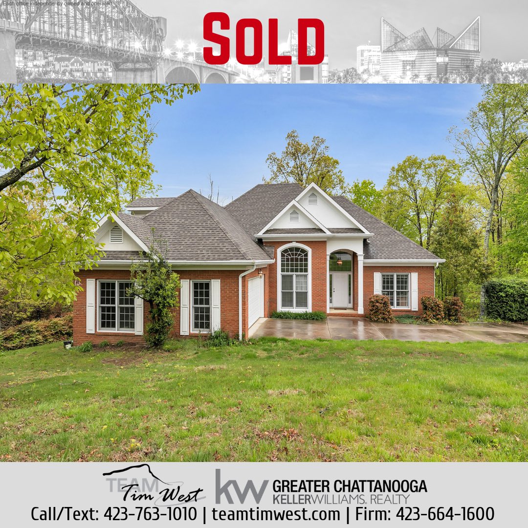 TeamTimWest's tweet photo. ๐S O L D !๐
#SOLDSaturday #ItsWhatWeDo #SellingHomes #home #house #sell #homesweethome #realtor #realestate #realestatephotos #chattanoogarealestate #chattanoogarealtor #chattanooga #tennessee #cha #kellerwilliams #kw #househunting #teamtimwest #nowisthetime #makeyourmove https://t.co/uukkkVqD3M