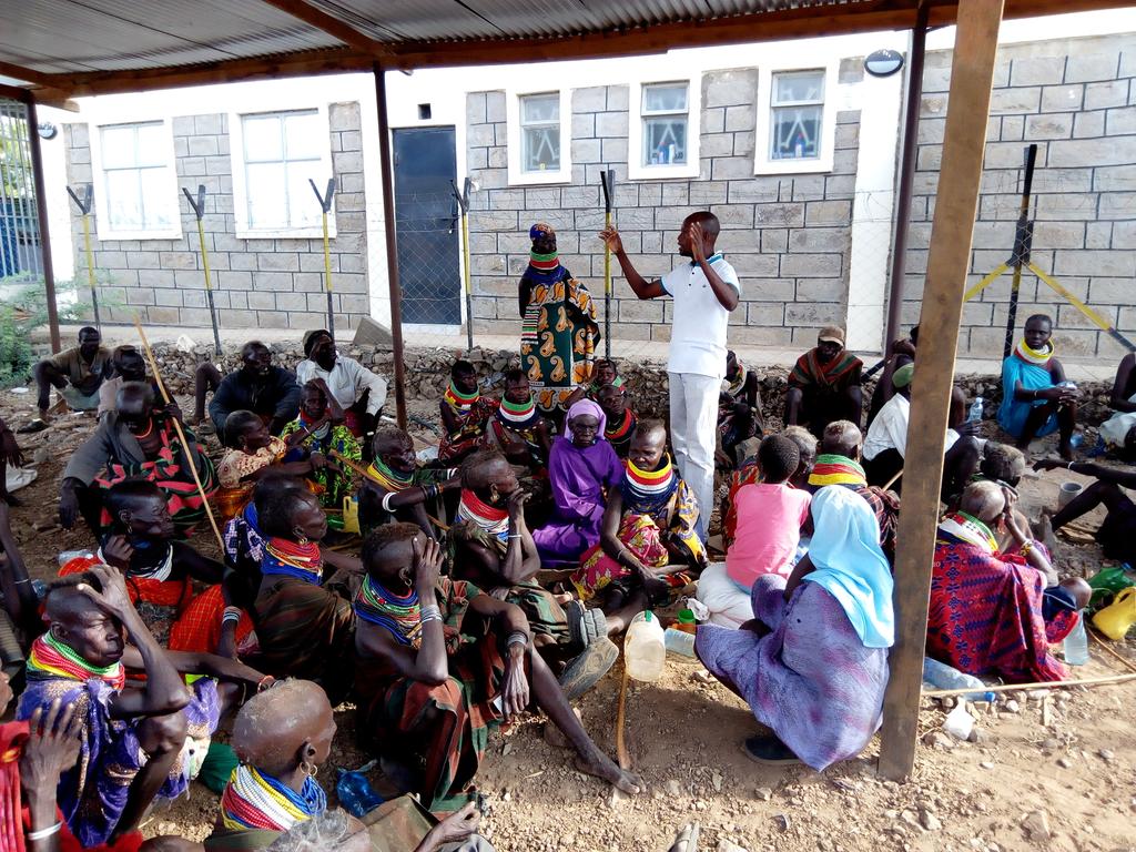 KicoboK's tweet photo. KICOBO Team at kakuma T/W sub county empowering old mothers who are benefiting from inujamil crowd control funds,to do business in order to support their families. https://t.co/zQPx58i6Wi