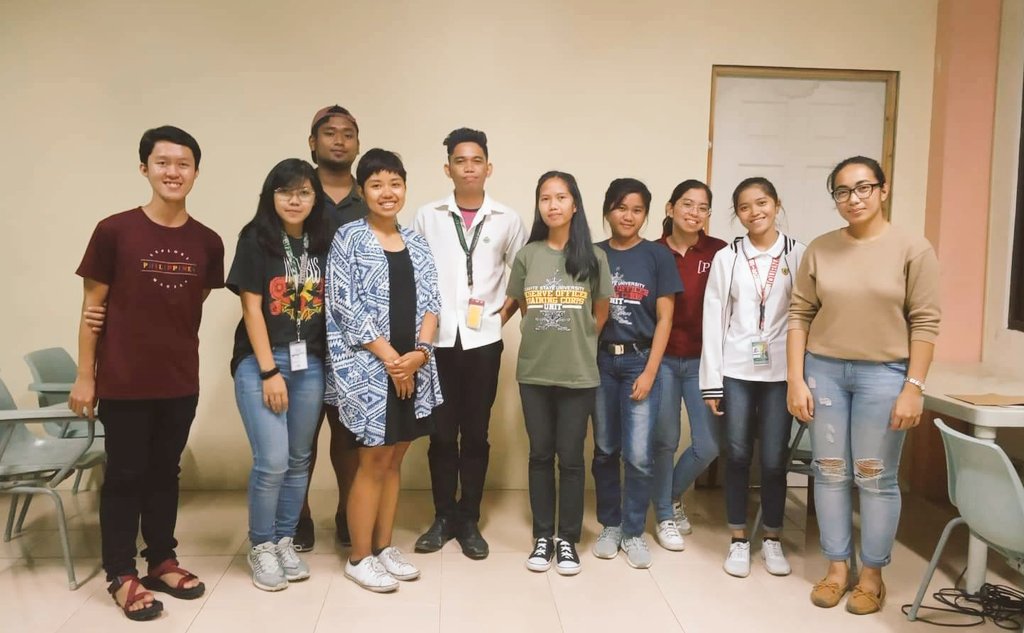 CEGPST's tweet photo. TAGUMPAY! Thank you to all the representatives of different campus publications across Cavite who went to our 1st General Assembly. It was a meaningful experience to have a workshop and discussion with you. 

#CEGP
#ToWriteIsAlreadyToChoose 💚✊✍️ https://t.co/mGXsQNXWZa