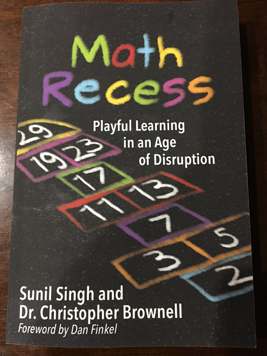 I’d like to do a slow chat on this book starting in May or June.  I’ve tagged as many awesome math people as I can. Please retweet to spread the word. If you are interested, please message me or comment below. Anyone else ready for recess? <a href="/pearse_margie/">Margie Pearse</a> #MathRecess