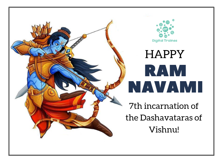 _Digitaltrainee's tweet photo. Warm greetings on the auspicious occasion of the birth of Lord Rama – the 7th incarnation of the Dashavataras of Vishnu! Happy Ram Navami!

#ramnavami #ramnavami2019 #ramnavmi 🙏 #lordrama #ramnavmispecial #ramayan #maryadapurushottam #pune #digitaltrainee #digitizebrand https://t.co/X63IgL3sz8