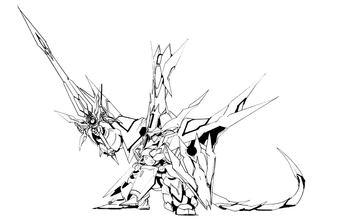 聖王様フル装備状態のイメージ。光子翼（精霊石のパワーを物質化させたもの）とマントはどちらも瞬時に形成可能。マントは劇場版エスカフローネのマントみたいに実体化させるので本物の布と同じように触れるし風になびいたりする。