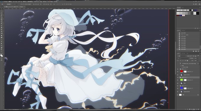 色ずれのtwitterイラスト検索結果 古い順