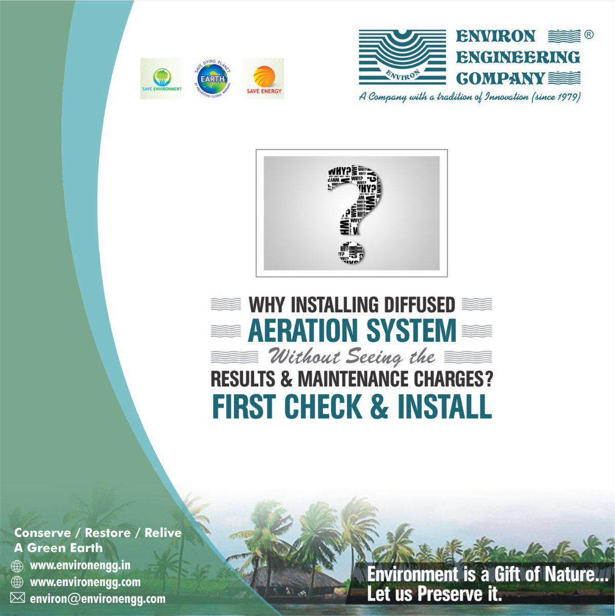 Environengg's tweet photo. #Savewater #energysaving #savewater #engineering #worldwaterday2019 #manufacturing #engineers #environmental #water #manufacturer #gogreen #electricity #environment #nature #life https://t.co/MoGER1E1WE