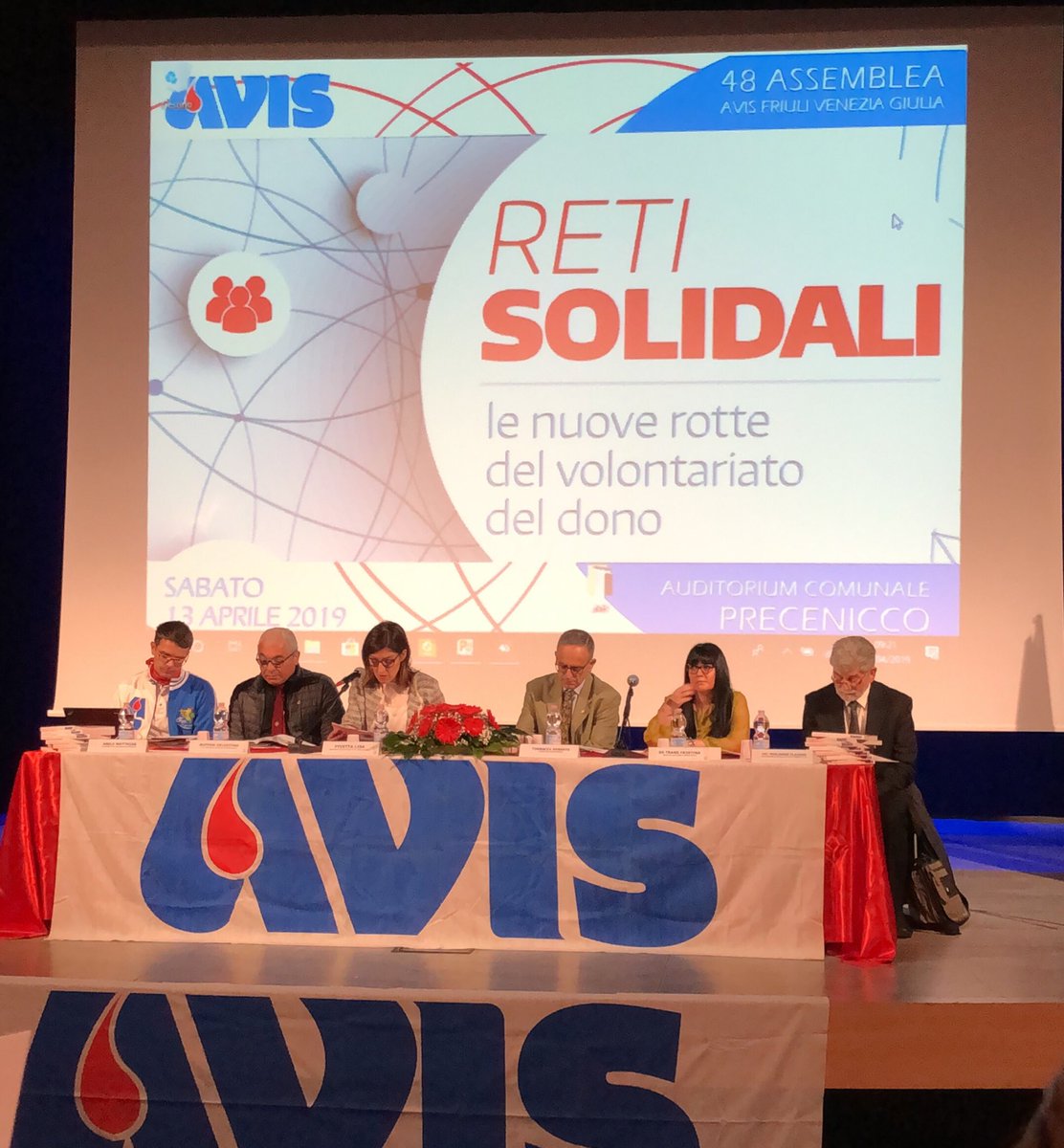 Al via i lavori della #48AssemblearegionaleFVG #avis 
“Donare sangue risponde ad un preciso imperativo etico che si traduce in un concreto comportamento civico ripetuto con costanza” <a href="/avisnazionale/">avisnazionale</a> <a href="/avisfvg/">AvisFVG</a>