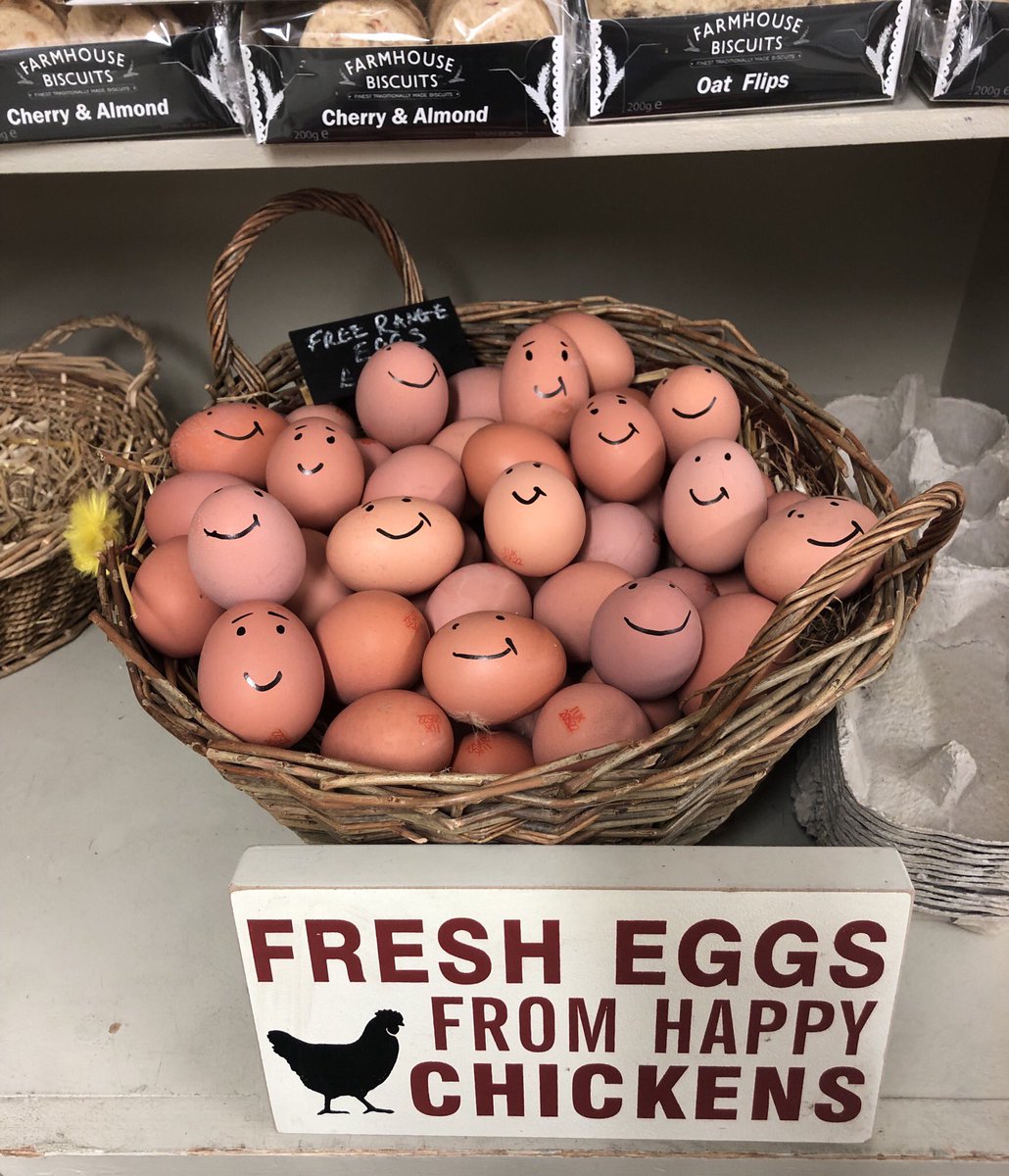 Easter 🐣 is coming and our eggs are very happy this morning! #norfolk #shoplocal #eggs @CACampaigns