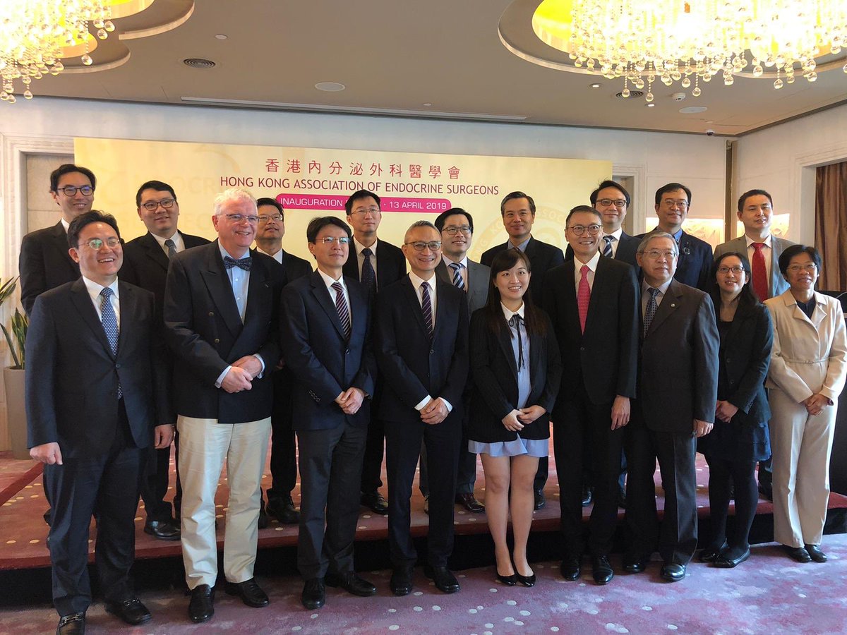 Absolutely honour to have four distinguished speakers at our inauguration meeting of the Hong Kong Association of Endocrine Surgeons this year