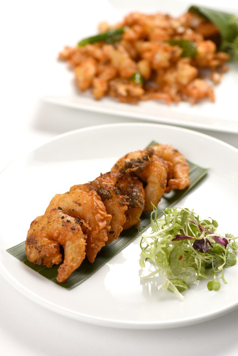 TheQuilon's tweet image. Our famous pepper shrimp is always a hit 💛