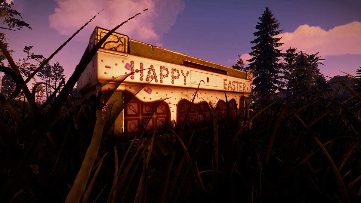 UAD61's tweet photo. Hello to all! My new work "Bunny Stash".The chest is made according to the recipe of the Easter rabbit, it consists of chocolate bars and skulls, decorated with Easter eggs and a favorite rabbit delicacy.
@playrust #rustskins #rustworkshop #RustySpring2019
https://t.co/K7Te293cn9 https://t.co/iSSCb9jQTU