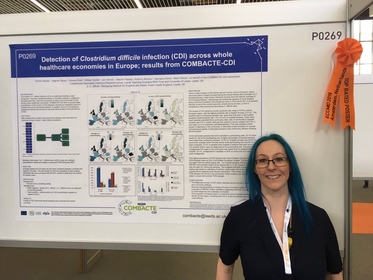 kerrieanndavies's tweet photo. I see your top rated abstract at #eccmid2018 @drjanefreeman and raise you top rated poster #ECCMID2019 😄😄 https://t.co/txwbvA1XIP