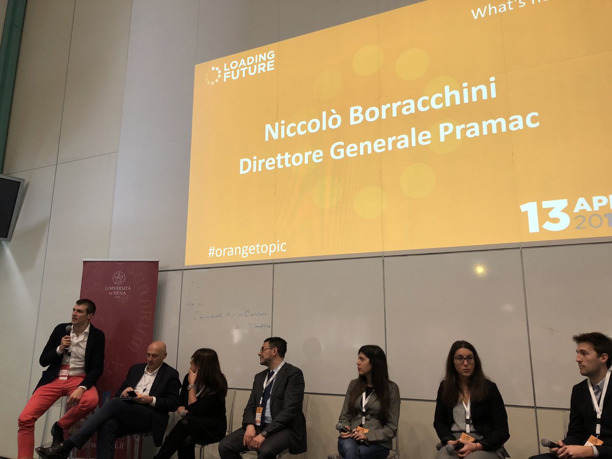 Serena_Dale's tweet photo. Niccolò Borracchini: siamo alla continua ricerca di capitale umano. La collaborazione con l’Università offre importanti opportunità. #LOFU19 #loadingfuture @unisiena @USienaAlumni @ubes_society https://t.co/UzgnCgv9Tc