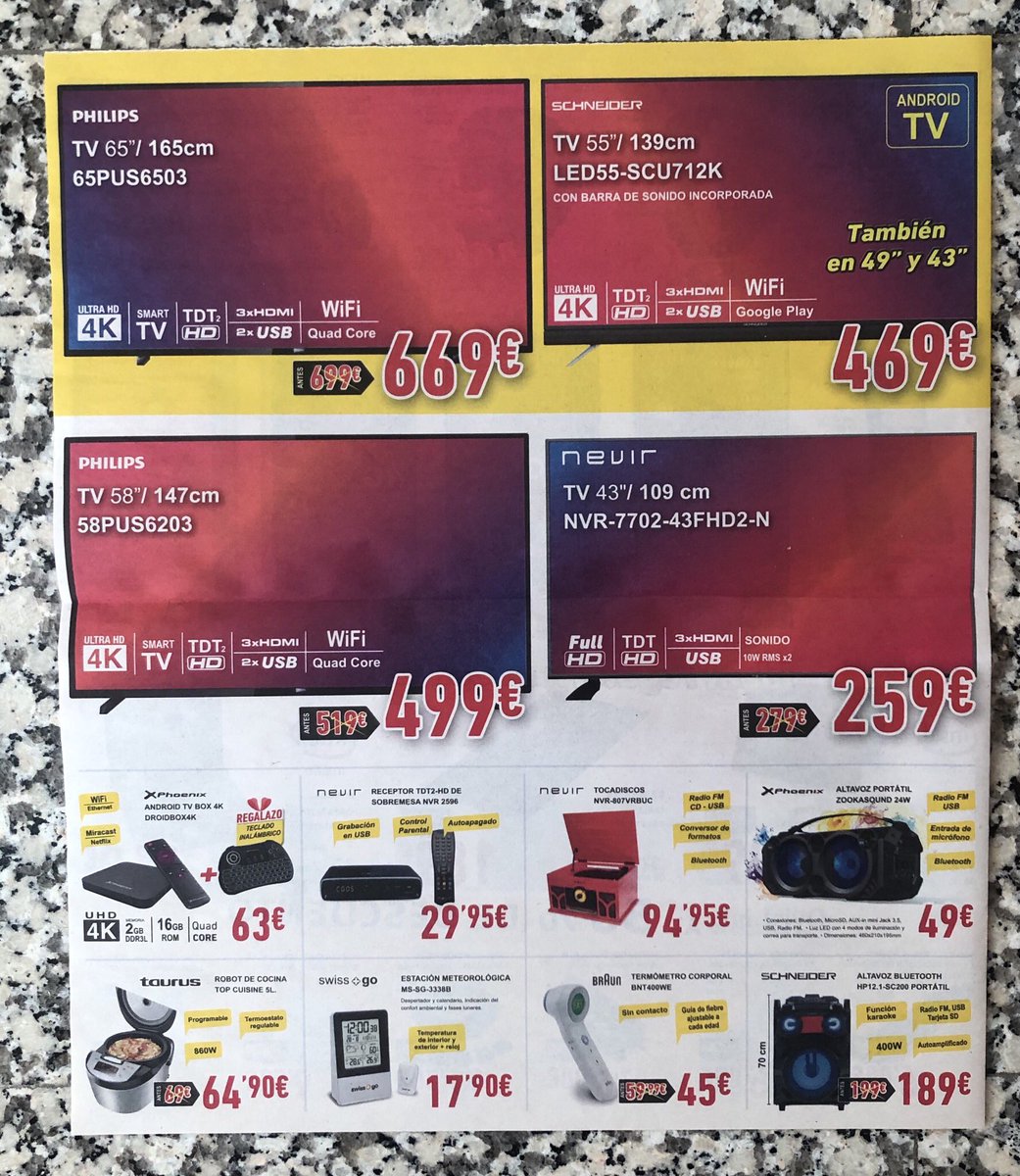 nLineaConTeruel's tweet image. Nuevas ofertas en DYNOS TERUEL hasta el 7 de Mayo. #dynos #informática #telefonía #impresoras #pequeñoelectrodoméstico.