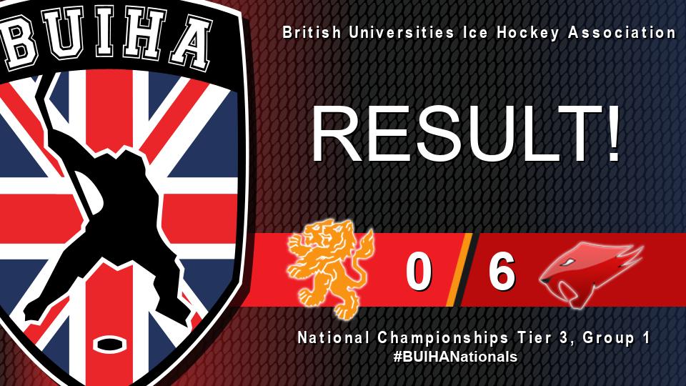 🚨 MATCH RESULT 🚨

🏠 <a href="/BrumLions/">Birmingham Lions</a> B 0 - 6 <a href="/BradfordSabres/">Bradford Sabres</a> 🚌

📋 buiha.org.uk/g/5785

#BUIHANationals