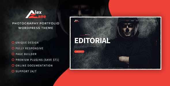 NulledsNet's tweet image. [Nulled] Alex Zane – Photo/Portfolio WordPress Theme Download nulleds.net/wordpress/null…