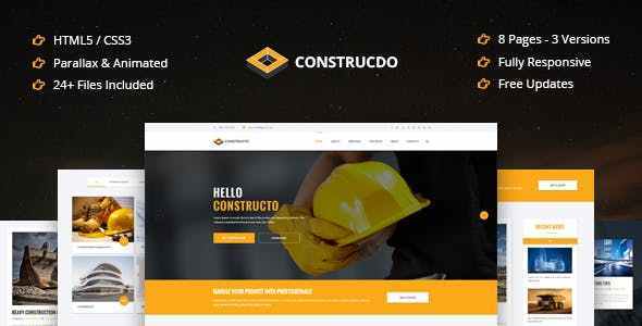 NulledsNet's tweet image. [Nulled] Construcdo – Construction, Building &amp;amp; Renovation Html5 Template Download nulleds.net/site-templates…