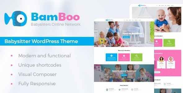 NulledsNet's tweet image. [Nulled] BamBoo – Child Care &amp;amp; Babysitting WordPress Theme Download nulleds.net/wordpress/null…