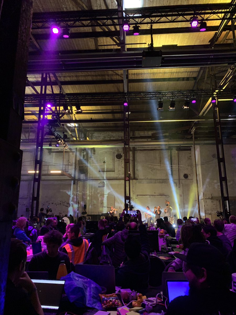 Opening celebration of the largest Blockchain and AI Hackathon in the world! @sweetbridgeinc is excited to be here!!! Thank you <a href="/rutgervz/">Rutger van Zuidam</a> for inviting us! Wonderful to see so many familiar faces!