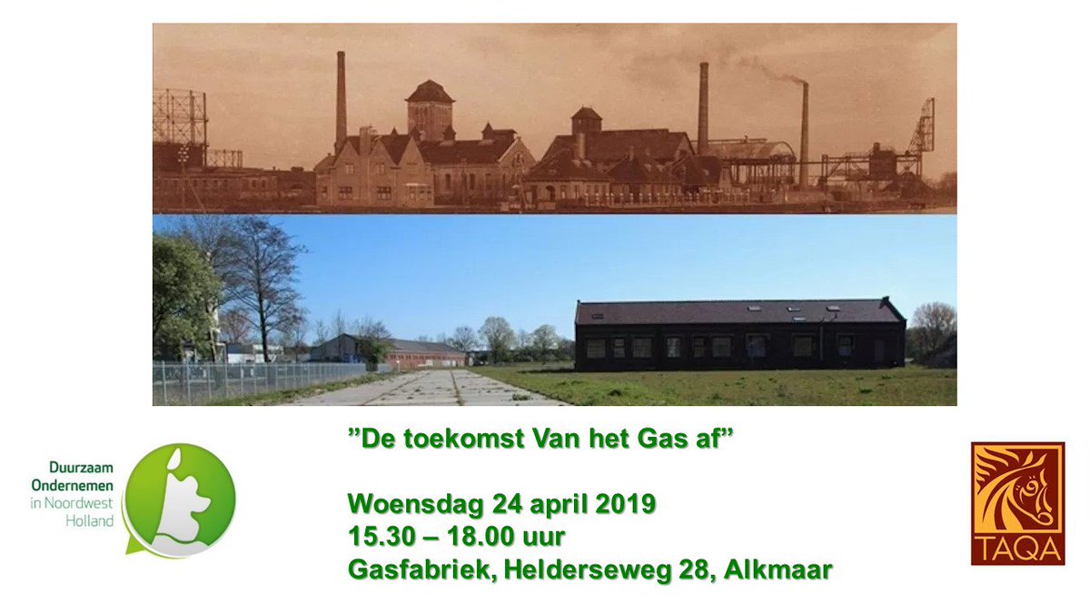 Nieuwsgierig hoe een grote gasproducent als @TAQAGLOBAL de toekomst van het gas ziet nu we 'van het gas af gaan'? Kom dan 24 april naar de GAS!Fabriek in Alkmaar. #vanhetgas
lnkd.in/dUNDW6r
