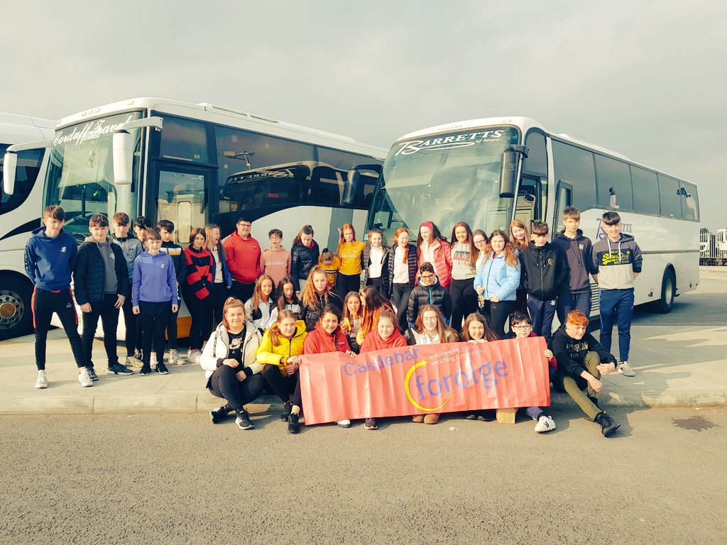 CastlebarForig1's tweet photo. Our fabulous club enjoying a well needed pit stop enroute to #AldiForóigeAwards @Aldi_Ireland  @AlisonTodayFM @stgeralds @DavittCollege @stjosephscb #wearecastlebarforóige #AldiIreland @radiomidwest @thecontel @AllThingsMayo @Castlebar_IE @InCastlebar https://t.co/p8CzpOGDrI