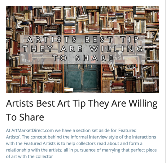 rtMarketDirect's tweet image. Let's take a look at our artist's best art tips.
artmarketdirect.com/artists-best-a…